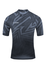 CUBE ATX Trui Full Zip CMPT korte mouw black´n´grey