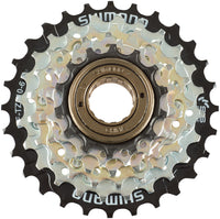 Shimano MF-TZ510 schroefkrans 6-speed bruin/zwart – aktuelle Variante