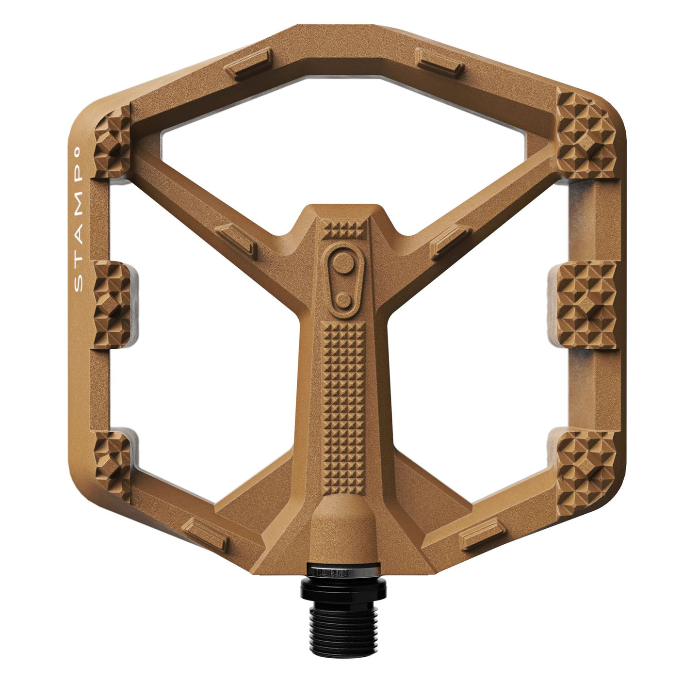 Crankbrothers Stamp 0 Large platform-pedaal bruin