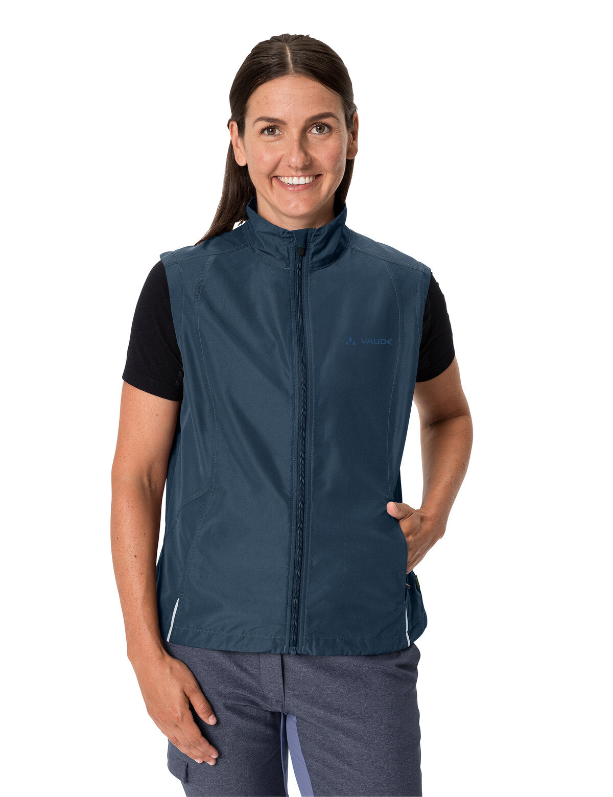 VAUDE Dundee Classic Zip Off Jacket Dames blauw