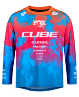Cube MTB Jersey ROOKIE X Actionteam lange mouw black´n´blue