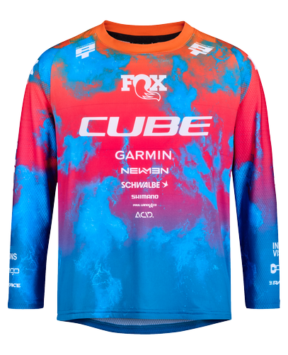 Cube MTB Jersey ROOKIE X Actionteam lange mouw black´n´blue