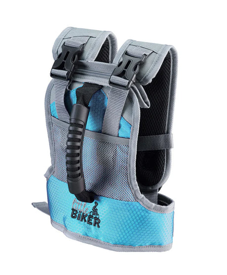 little Biker fietsleerjack Soft Blue