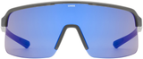 uvex Dyrt fietsbril Smoke Mat / Mirror Blue