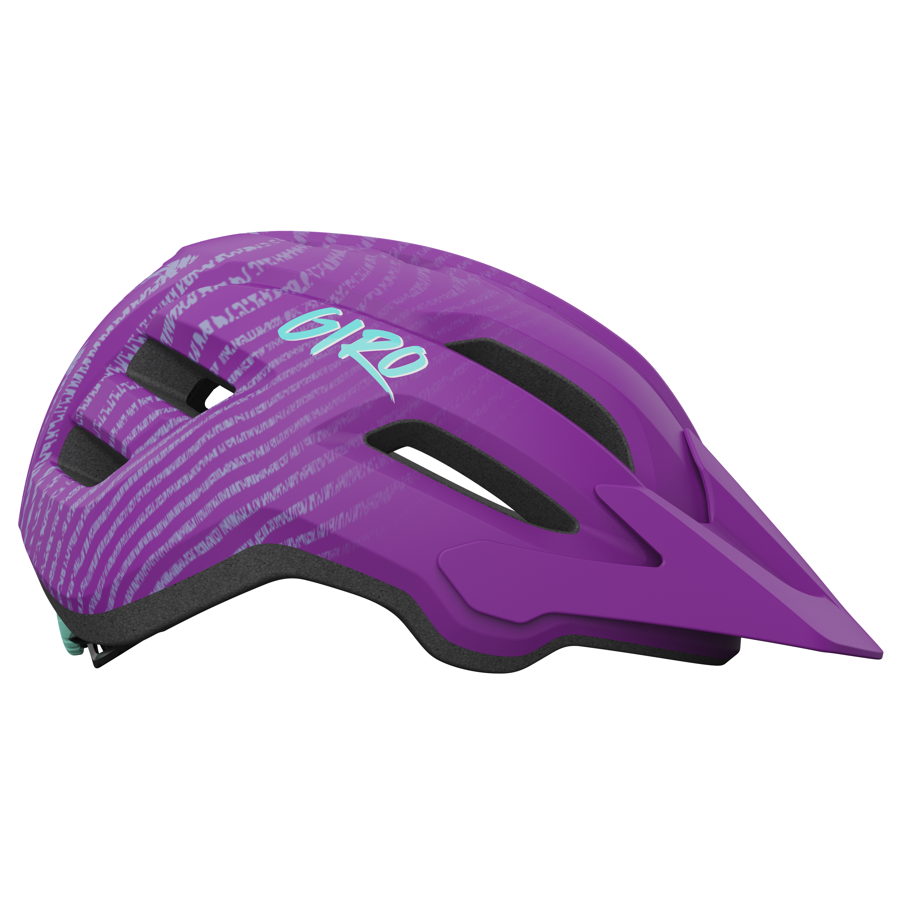 Giro Fixture II Y helm mat paars ripple