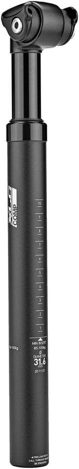 XLC Comp SP-S08 Suspension Zadelpen Ø31,6mm voor rijders van 85-100kg zwart