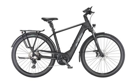 KTM MACINA STYLE 730 Diamant zwart mat (grijs+oranje)