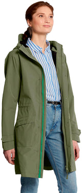Basil Mosse regenparka dames olijfgroen