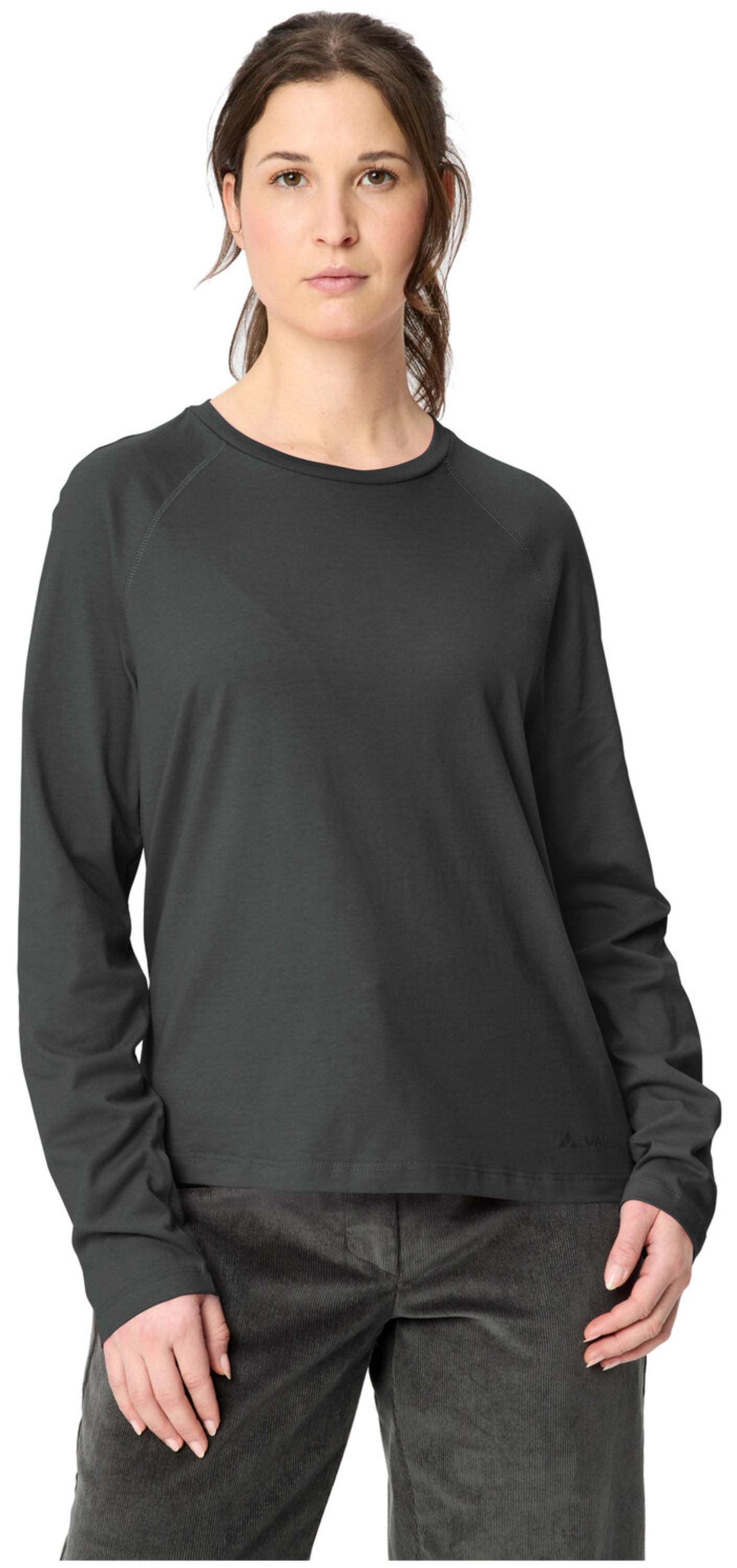 VAUDE Dames Fietser LS T-shirt grafiet