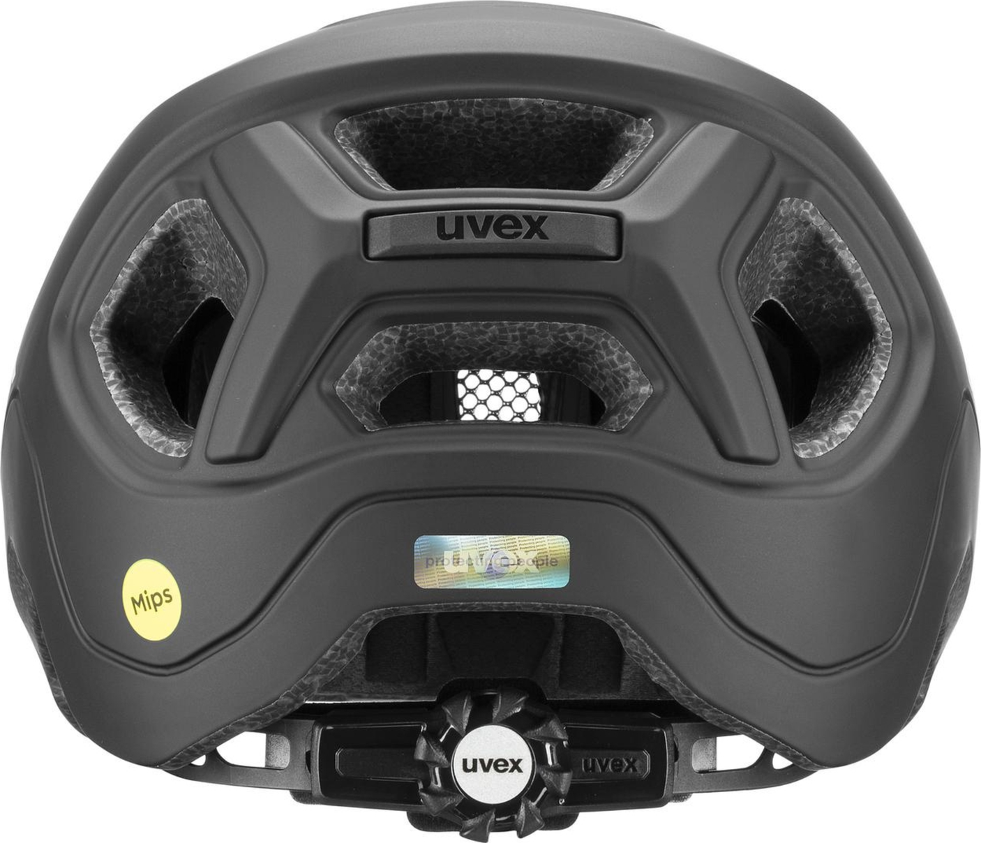 uvex React Jr. Mips Kinderhelm Zwart Mat