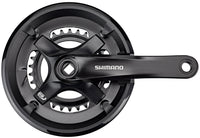 Shimano FC-TY501 crankstel 2x7/8-speed 46-30T zwart – aktuelle Variante