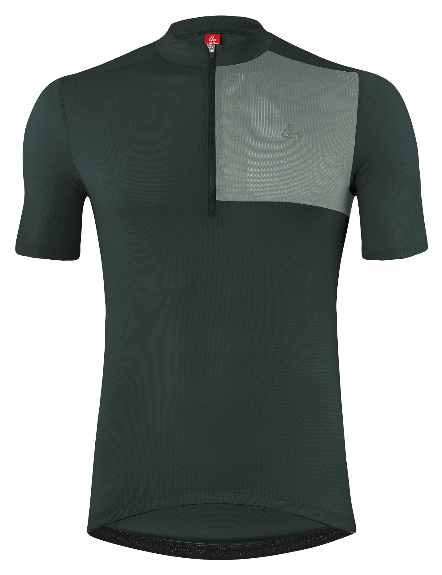 Löffler M Fiets Shirt Hz Skys Block Mid Forest