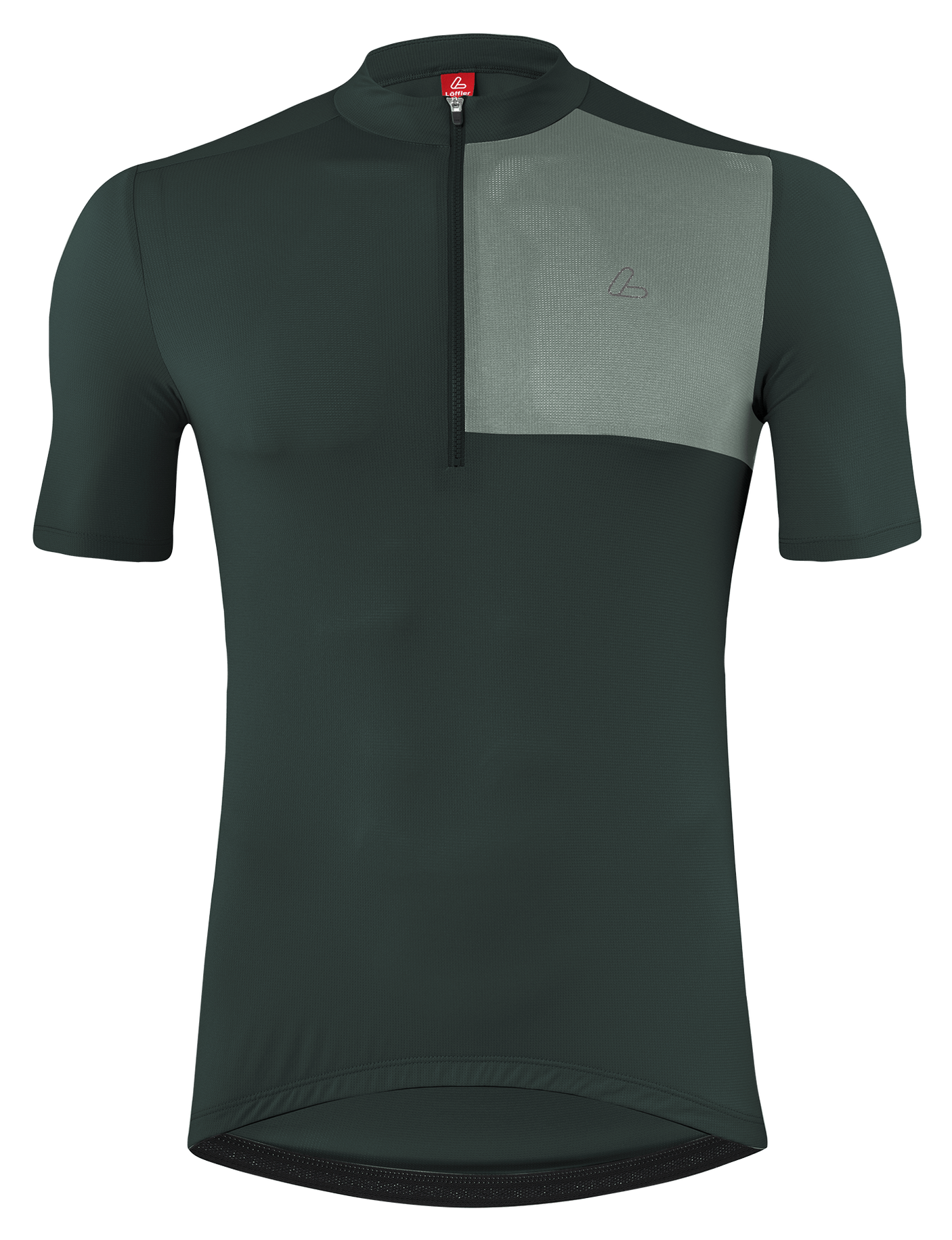 Löffler M Fiets Shirt Hz Skys Block Mid Forest