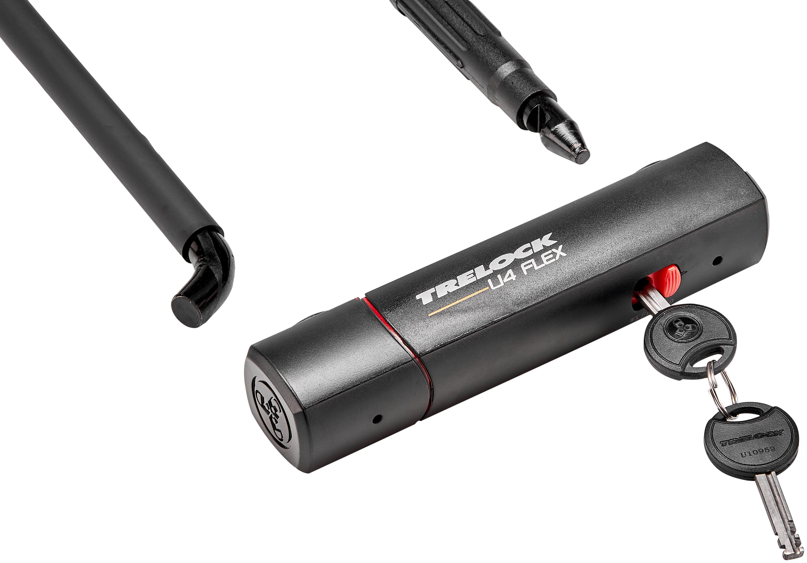 Trelock U4 Flex beugelslot incl. ZB 401 houder