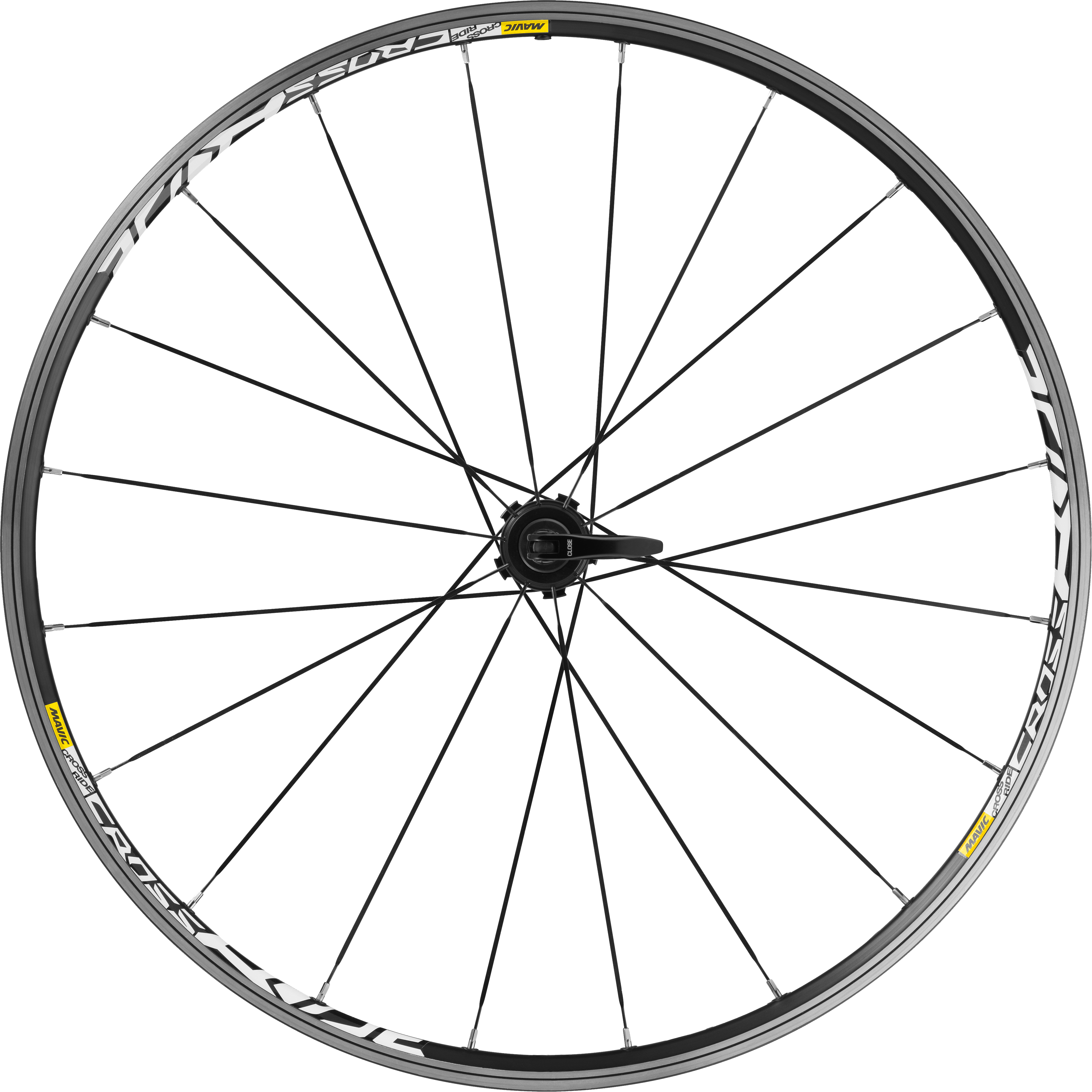 Mavic Crossride UB achterwiel zwart