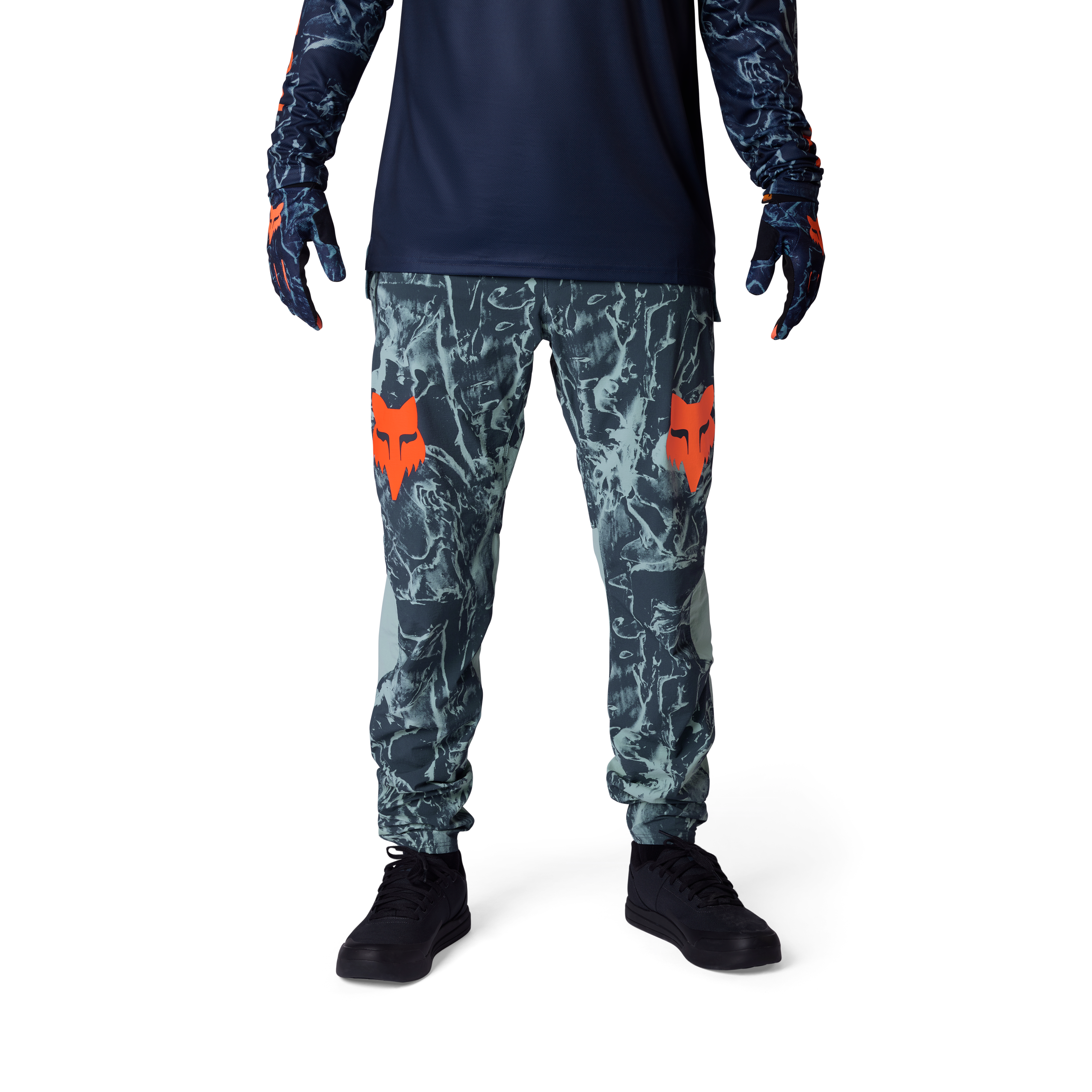 Fox Ranger Broek Afbeelding Print Arctic Blue
