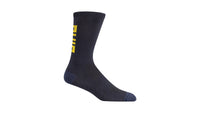 Giro Merino Seasonal Wool sokken dark shark/spectra yellow