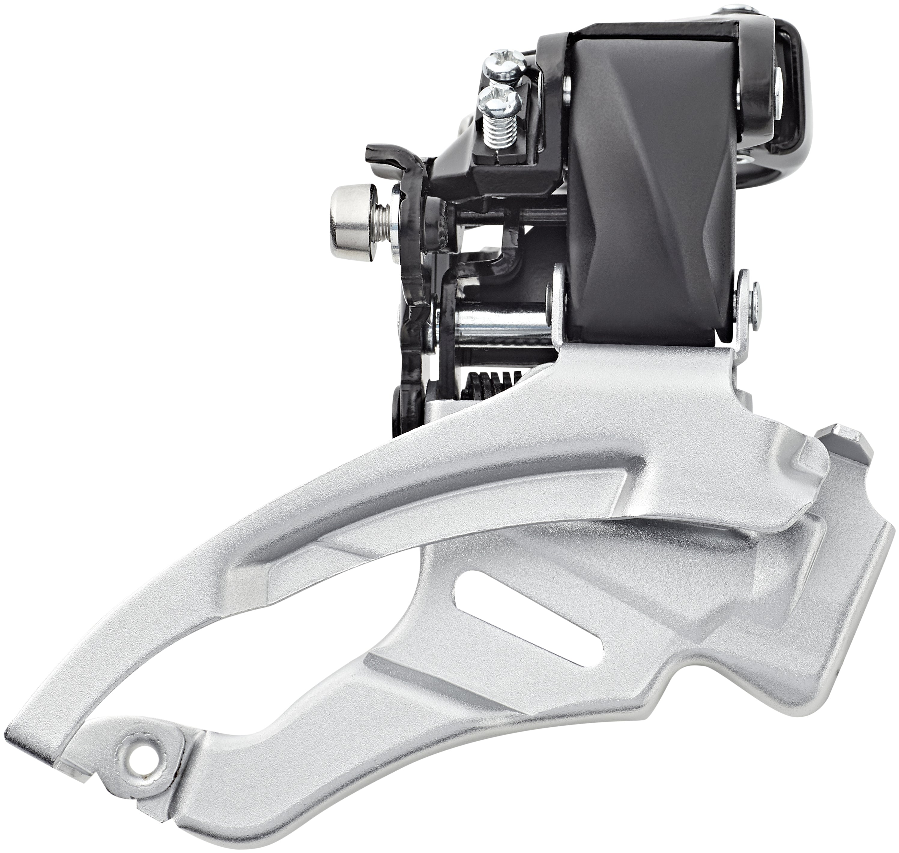 Shimano Altus FD-M2000 Voorderailleur 3x9-speed Down Swing Klem hoog zilver/zwart