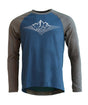 Zimtstern PureFlowz Shirt LS Heren French Navy / Dusty Olive