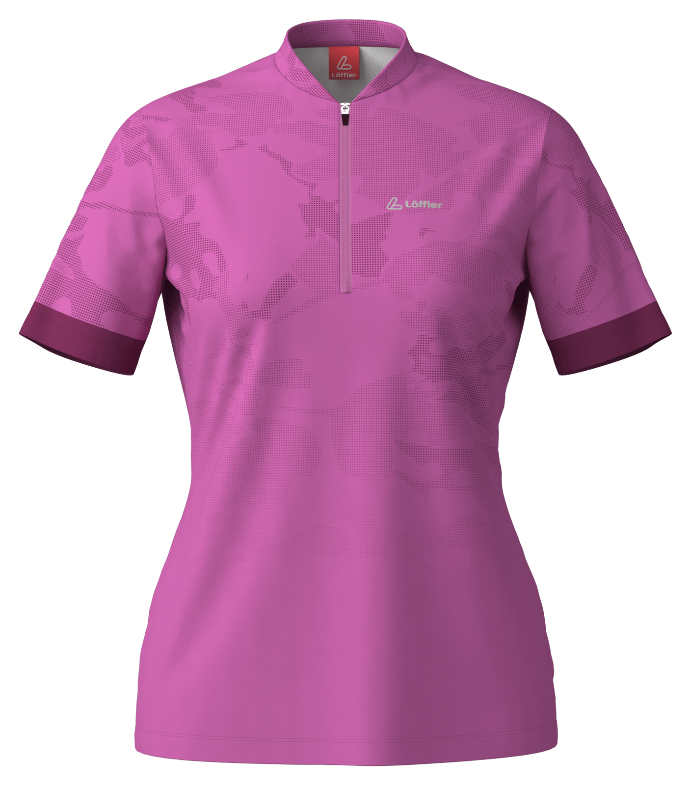 Löffler W Fiets Shirt Hz Illusion Roze