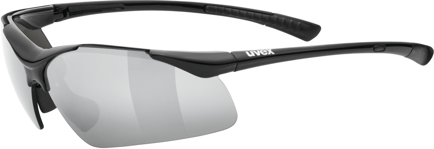 uvex Sportstyle 223 fietsbril Zwart / Lightmirror Zilver