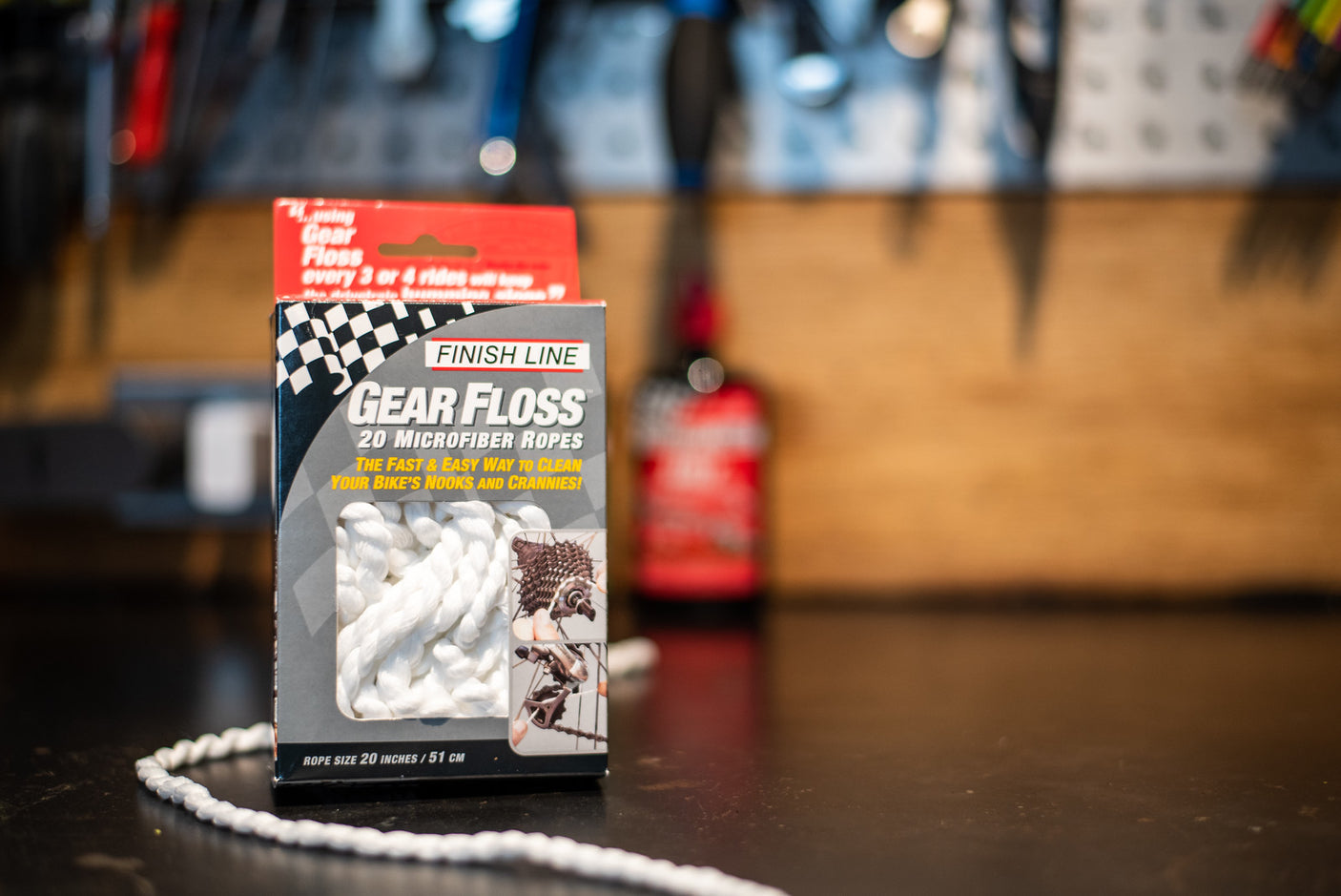 Finish Line Reinigingsdraden Gear Floss (20 stuks)