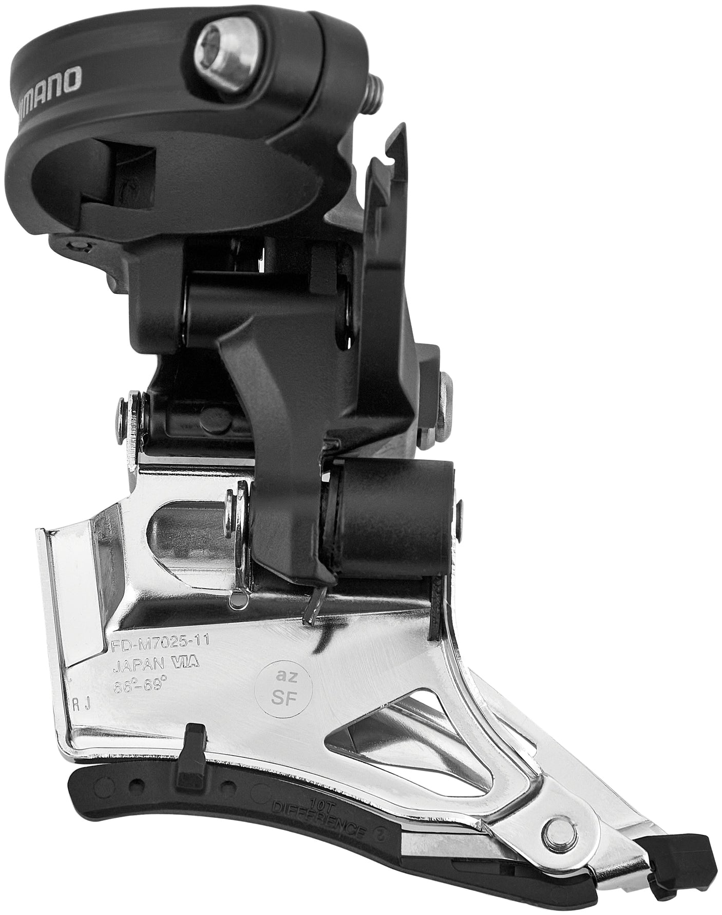 Shimano SLX FD-M7025 Voorderailleur Klem hoog 2x11 Down Swing zwart