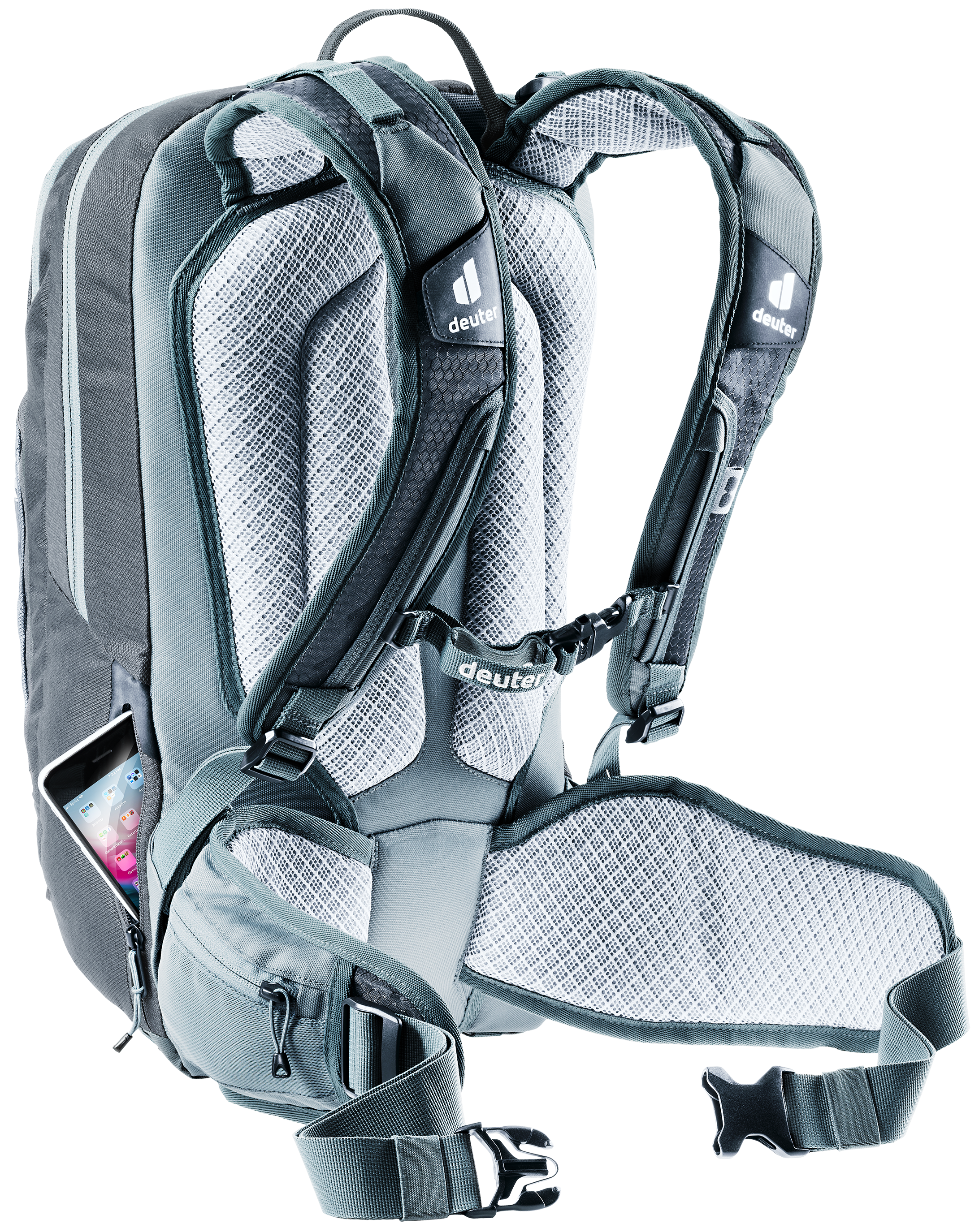 deuter Attack 16 fietsrugzak grijs