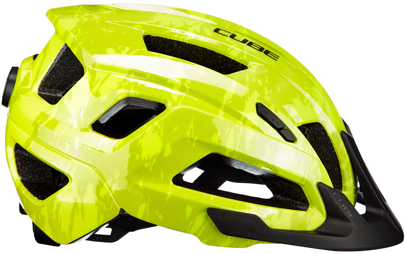 CUBE Helm STEEP glanzend citroen