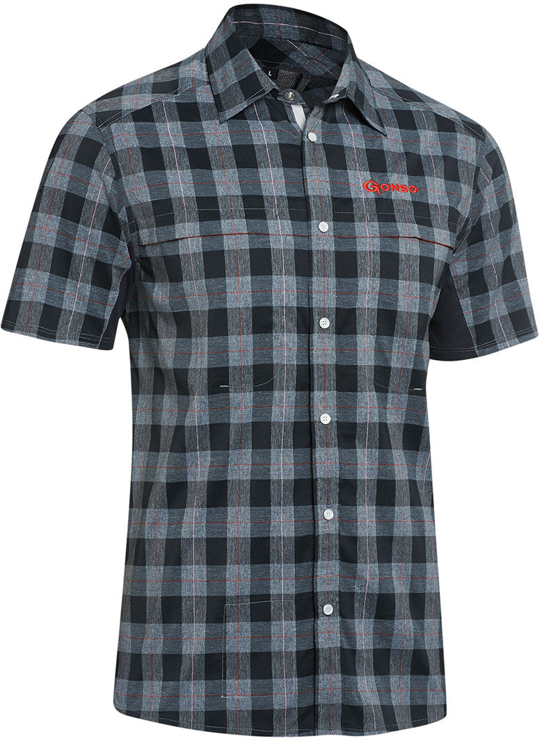 Gonso Don korte mouw fiets shirt heren zwart