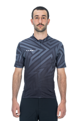 CUBE ATX Trui Full Zip CMPT korte mouw black´n´grey