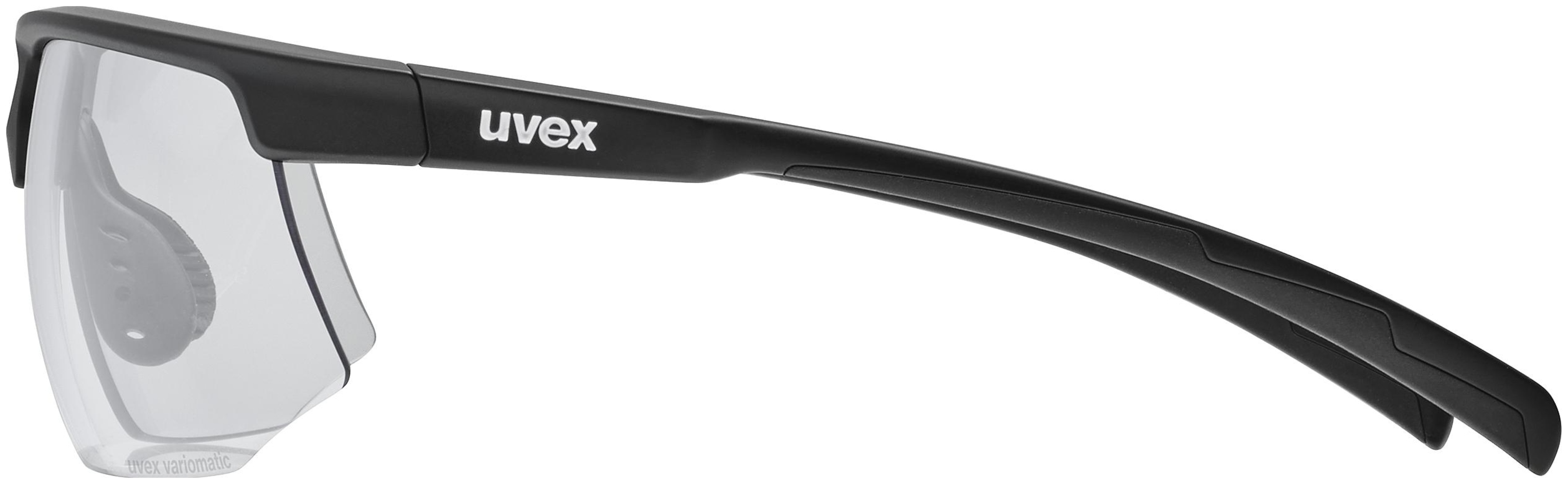 uvex Aerios V fietsbril Zwart Mat / Smoke