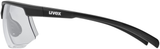 uvex Aerios V fietsbril Zwart Mat / Smoke