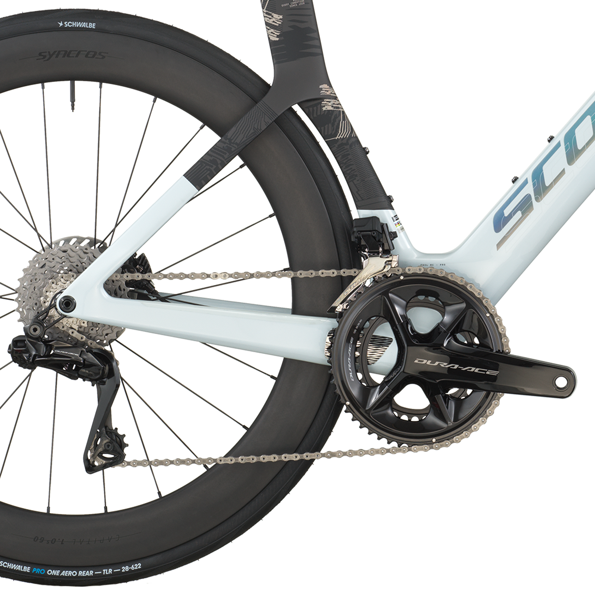 Scott Foil RC Pro cumulus wit/carbon zwart