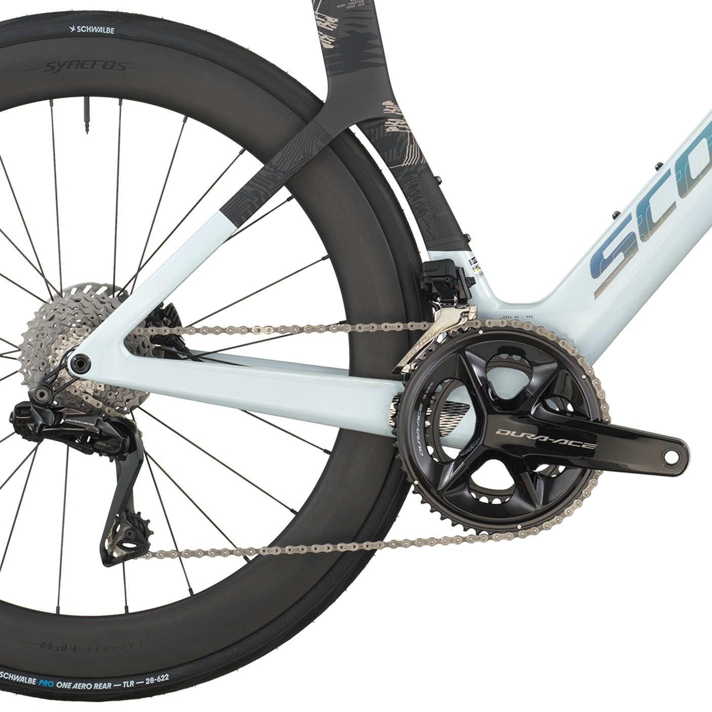 Scott Foil RC Pro cumulus wit/carbon zwart