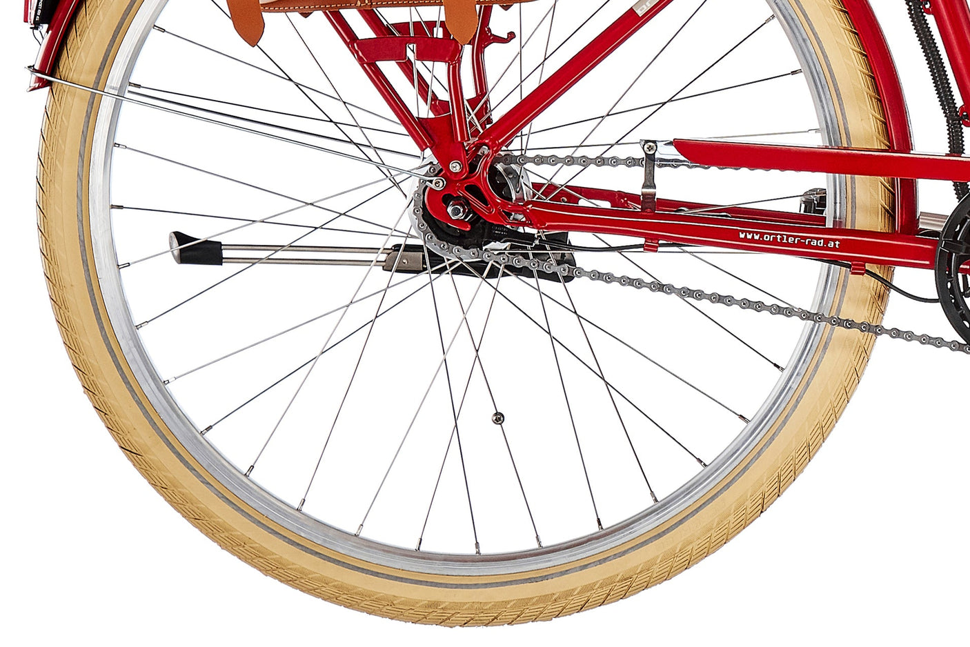 Ortler E-Summerfield Trapez 7-speed rood