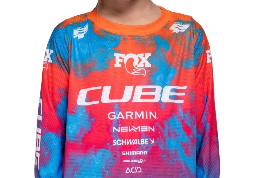 Cube MTB Jersey ROOKIE X Actionteam lange mouw black´n´blue