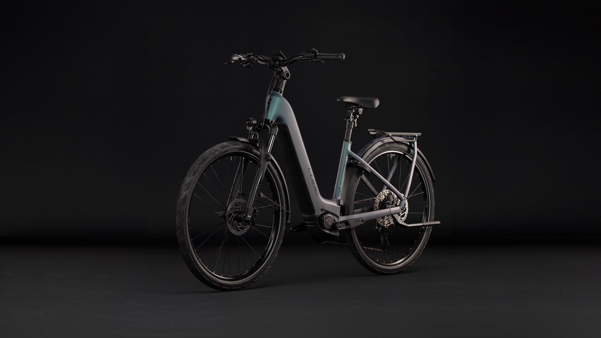Cube Kathmandu Hybrid Pro 800 Easy Entry smaragdgroen´n´black (2027)
