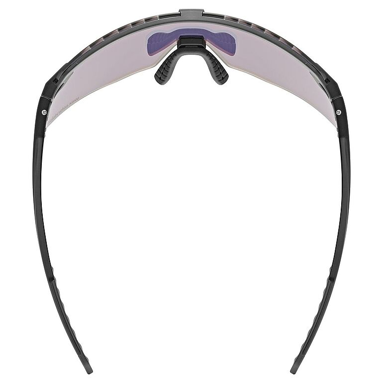 uvex Pace Stage zwart mat/racy rood