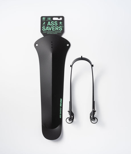 Ass Savers WGS-2 Win Wing Gravel spatbord achter zwart dot