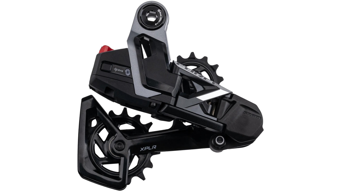 SRAM Force AXS XPLR E1 solderen zonder batterij 13-speed zwart zwart/multicolor