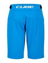 Cube MTB Baggy Short ROOKIE X Actieteam blauw