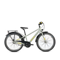 S'COOL troX Pro 24-N3 (2026) | 24 inch kinderfiets | Pebble Grey/Yellow – aktuelle Variante