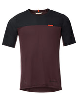 VAUDE Kuro II Korte mouwen shirt heren rood/zwart