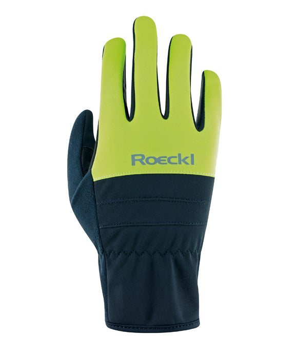 Roeckl Raiano 2 handschoenen unisex fluorescerend geel