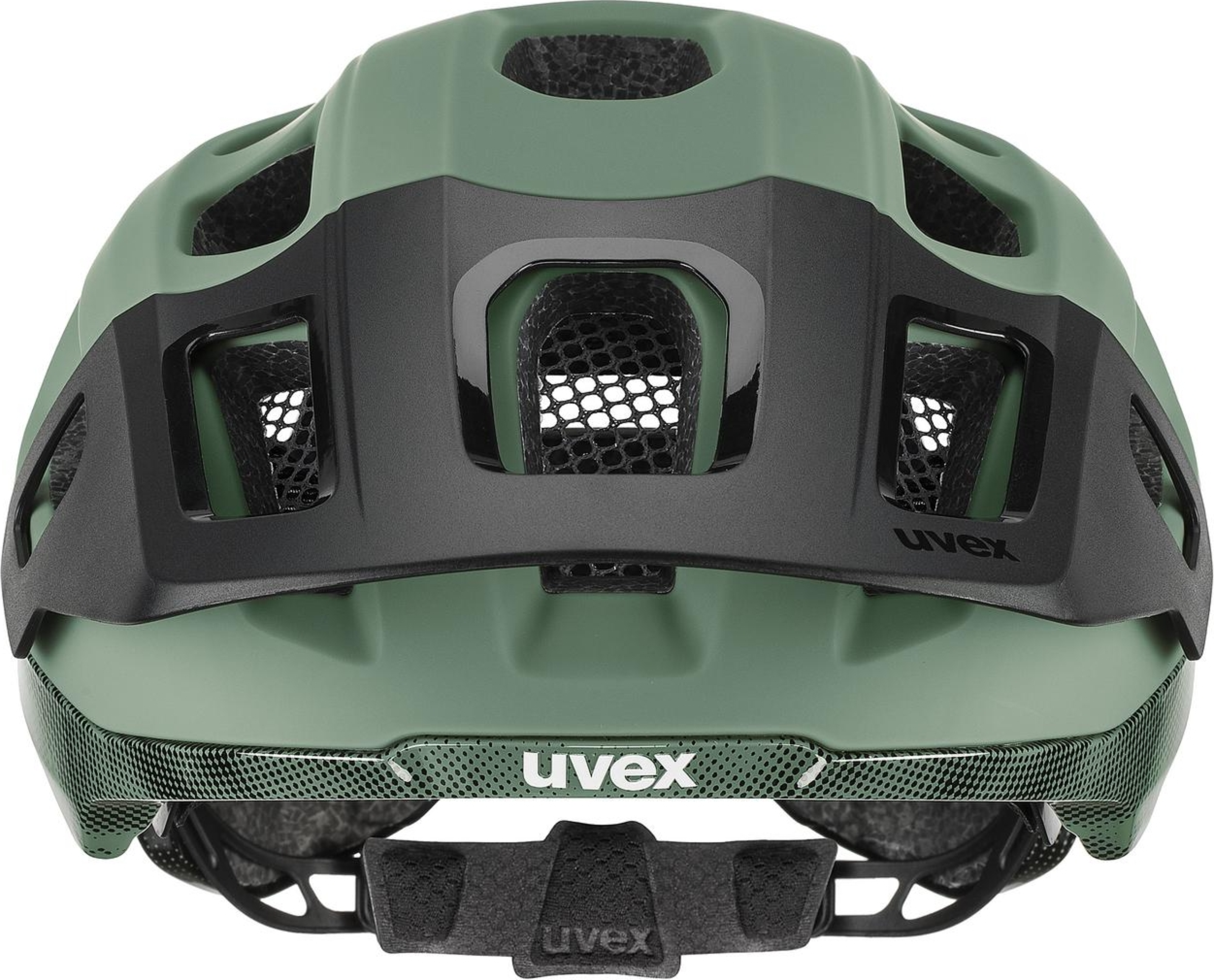 uvex React Mips MTB-helm Moss Green-Black Mat
