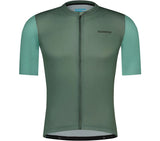 Shimano ARIA Korte Mouwen Jersey Restore Groen