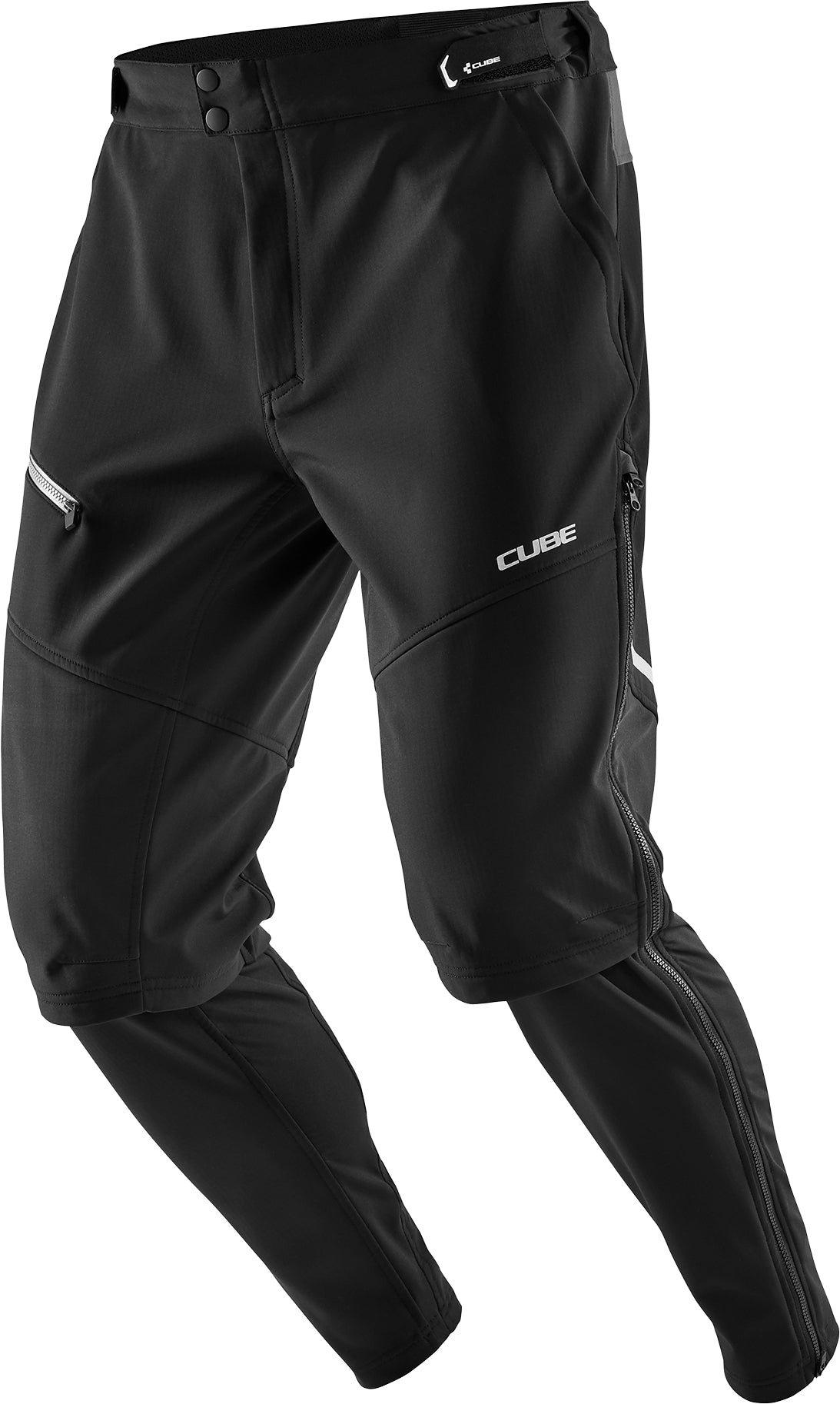 CUBE BLACKLINE softshellbroek lang 365