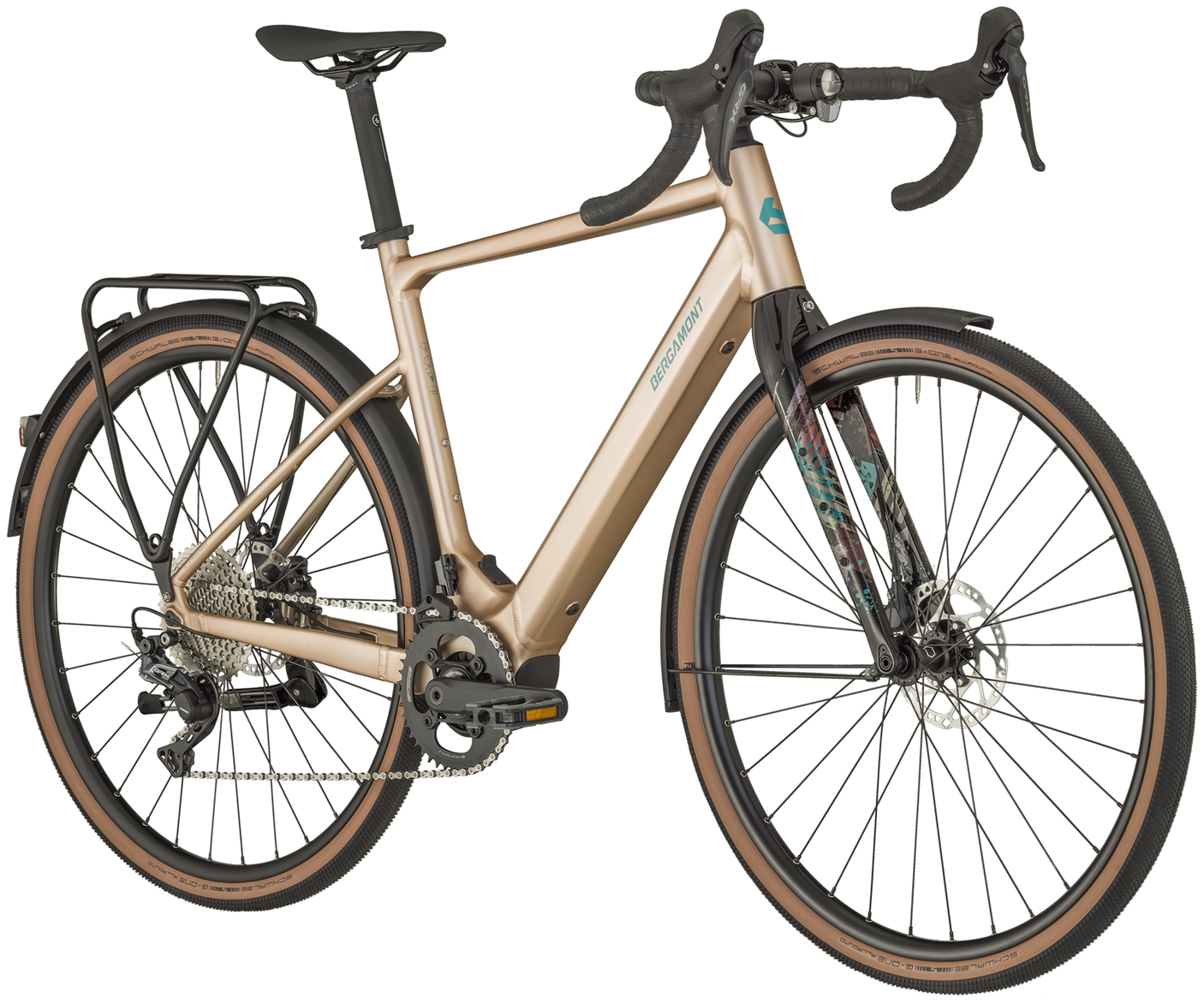 Bergamont E-Grandurance RD 8 Diamant 360 Dames,Heren mat flaky beige