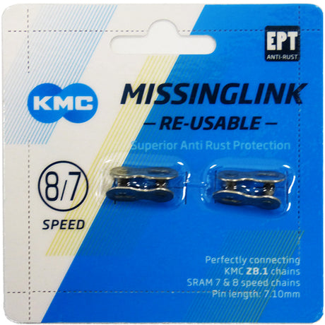 KMC 7/8R EPT MissingLink 7/8-speed 7,1mm zilver